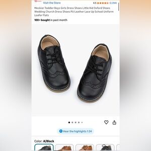 Classic dress shoes toddler boy size 6 toddler